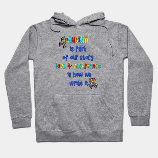 Autism Support Inspirational Quote Hoodie by tamdevo1